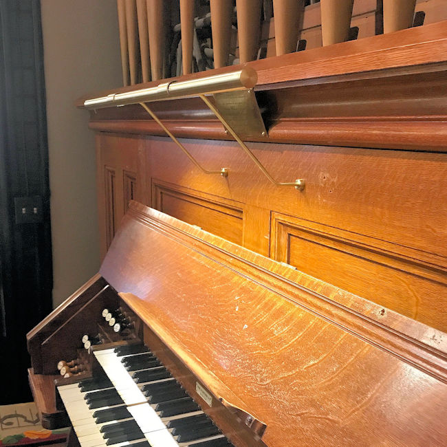 piano and organ lamps